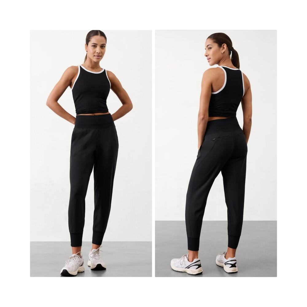 ATHLETA Venice High Rise Jogger Black Size Small
